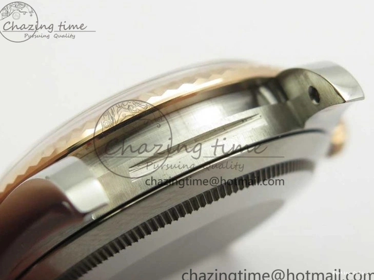 0506 EasyMatch DateJust 36mm 904 SS RG Wrapped 116231 GMF Black Dial on SS RG Wrapped Jubilee Bracelet A 3275